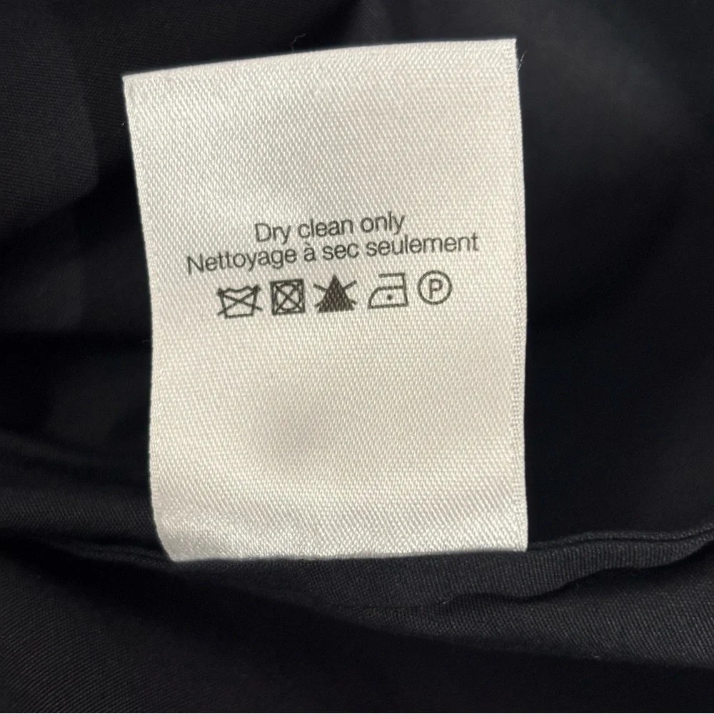 Veronica Beard Aimee Black Shirtdress Mini Size 8 Women’s Quiet Luxury - Picture 15 of 15